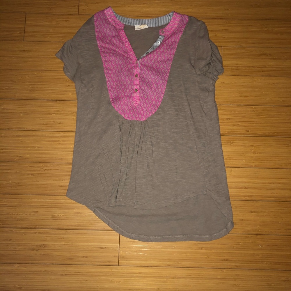 Anthropologie size small panel front tee